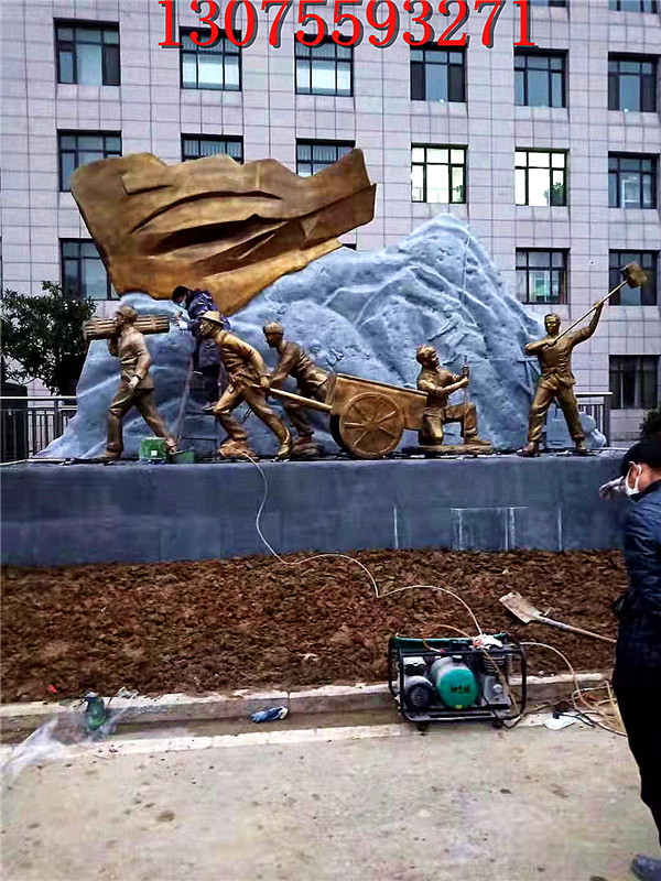 城市景观人物雕塑